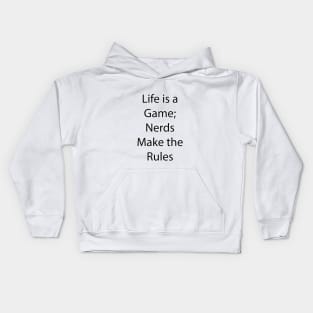 Nerdy and Geeky Quote 8 Kids Hoodie